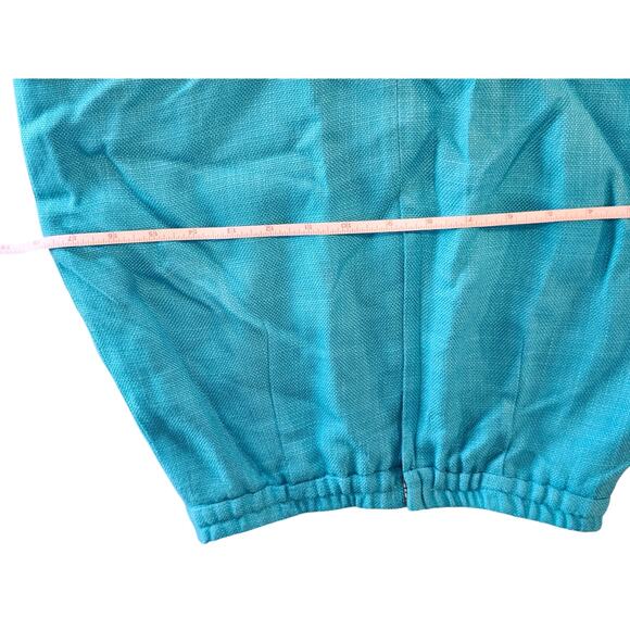 DONNA MORGAN 2pc teal short sleeve suit sz 6 **read*** - Picture 12 of 13